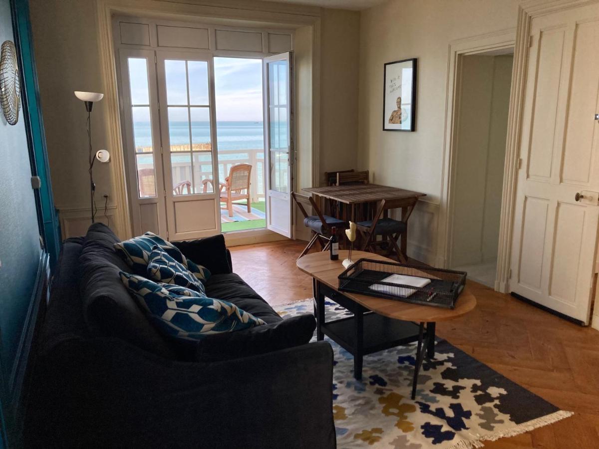 Appartement De Standing - Avec Terrasse Et Vue Mer Arromanches-les-Bains Kültér fotó