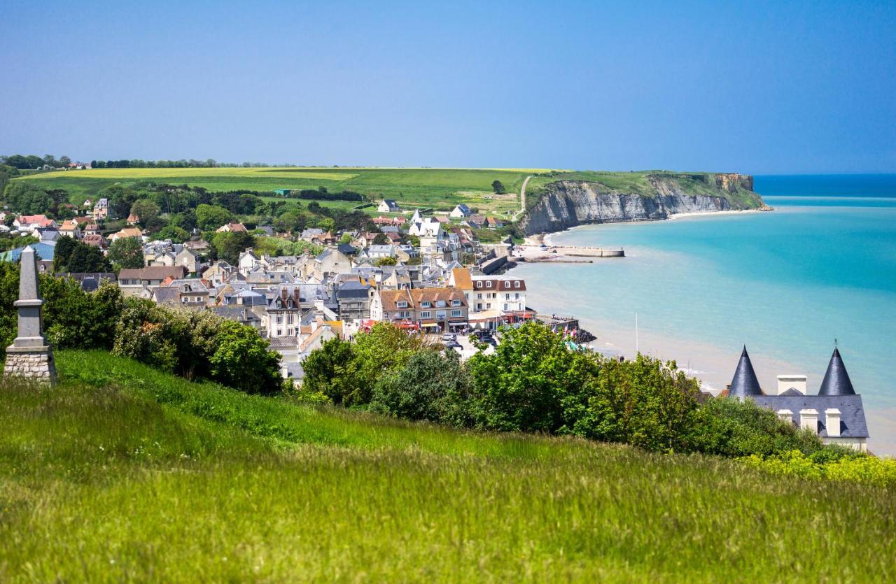 Appartement De Standing - Avec Terrasse Et Vue Mer Arromanches-les-Bains Kültér fotó